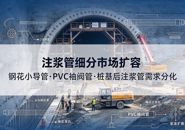 大渡口区注浆管细分市场扩容，隧道钢花小导管、PVC 袖阀管、桩基后注浆管需求分化